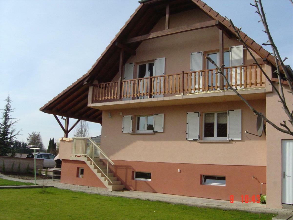 Venez loger chez l'habitant au centre de l'Alsace, à côté d'Europa Park ! Hotel Marckolsheim Exterior foto