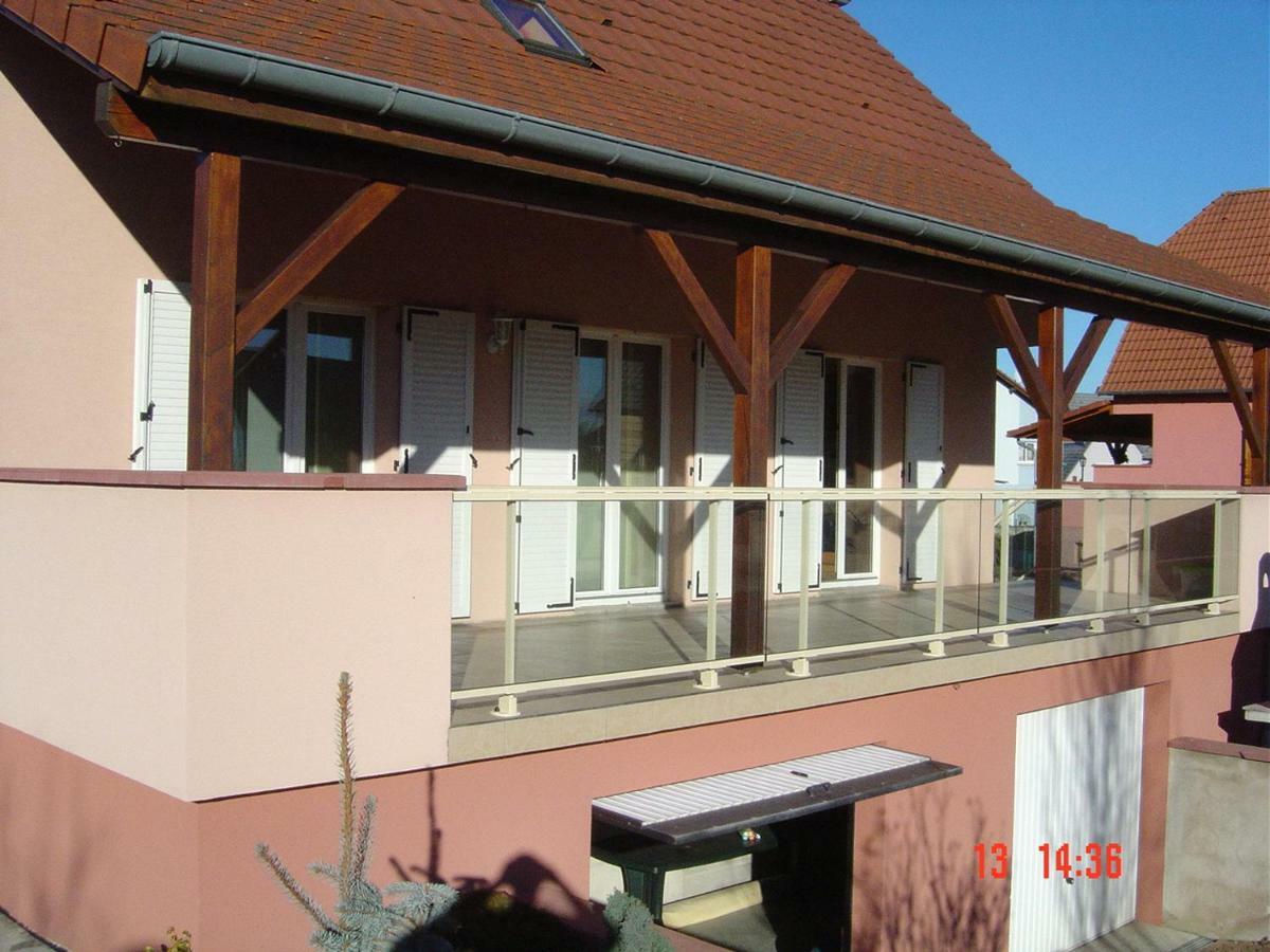 Venez loger chez l'habitant au centre de l'Alsace, à côté d'Europa Park ! Hotel Marckolsheim Exterior foto
