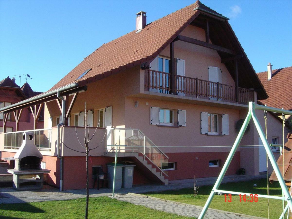 Venez loger chez l'habitant au centre de l'Alsace, à côté d'Europa Park ! Hotel Marckolsheim Exterior foto